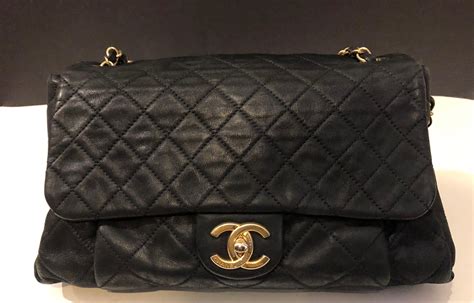 used chanel leather quilted purses|Chanel quilted reissue shoulder bag.